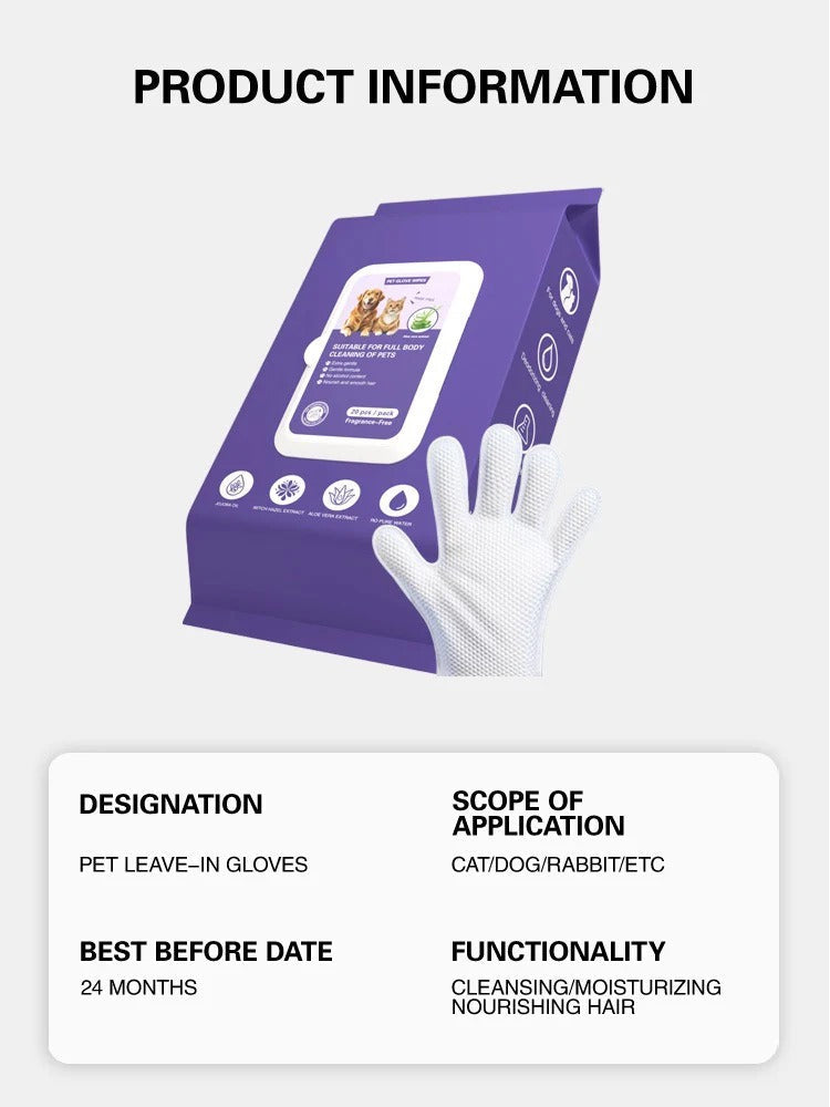 PET Disposable Grooming Wipes