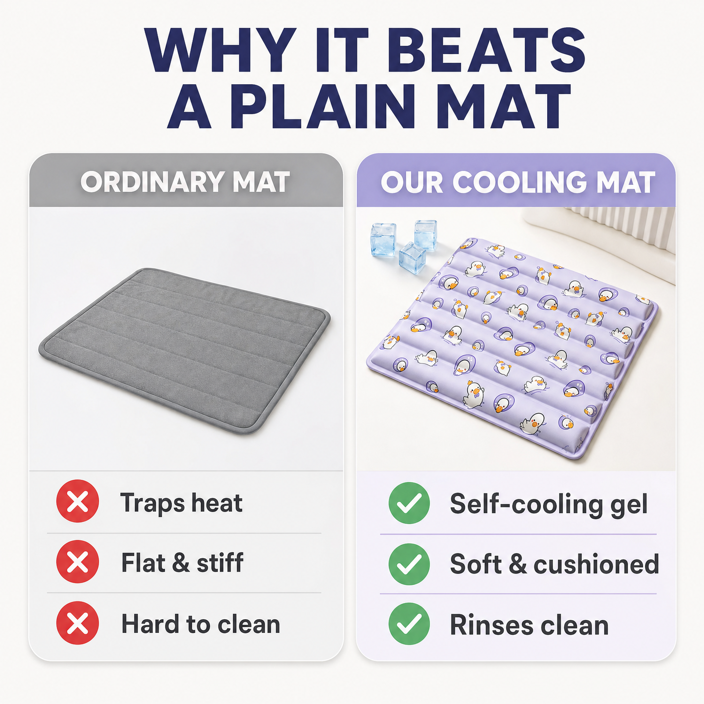 Pet Pet Island - Cooling Gel Mat for Cats & Dogs (XS-XL)