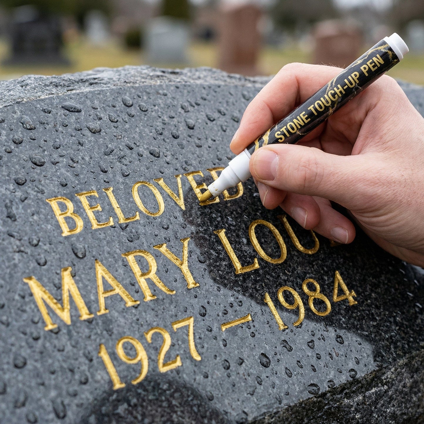 🐦Restore Precious Memories in Gold Bring Faded Memorial Inscriptions Back to Life