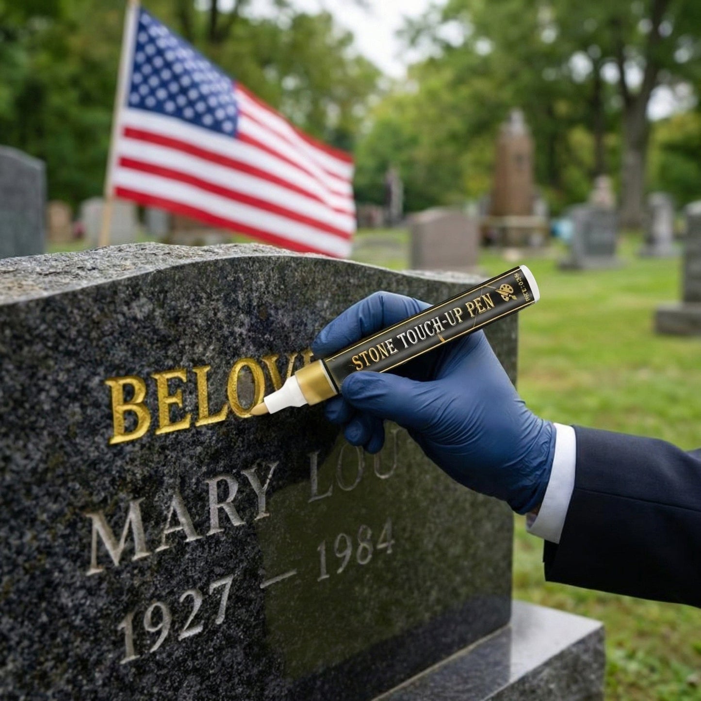 🐦Restore Precious Memories in Gold Bring Faded Memorial Inscriptions Back to Life