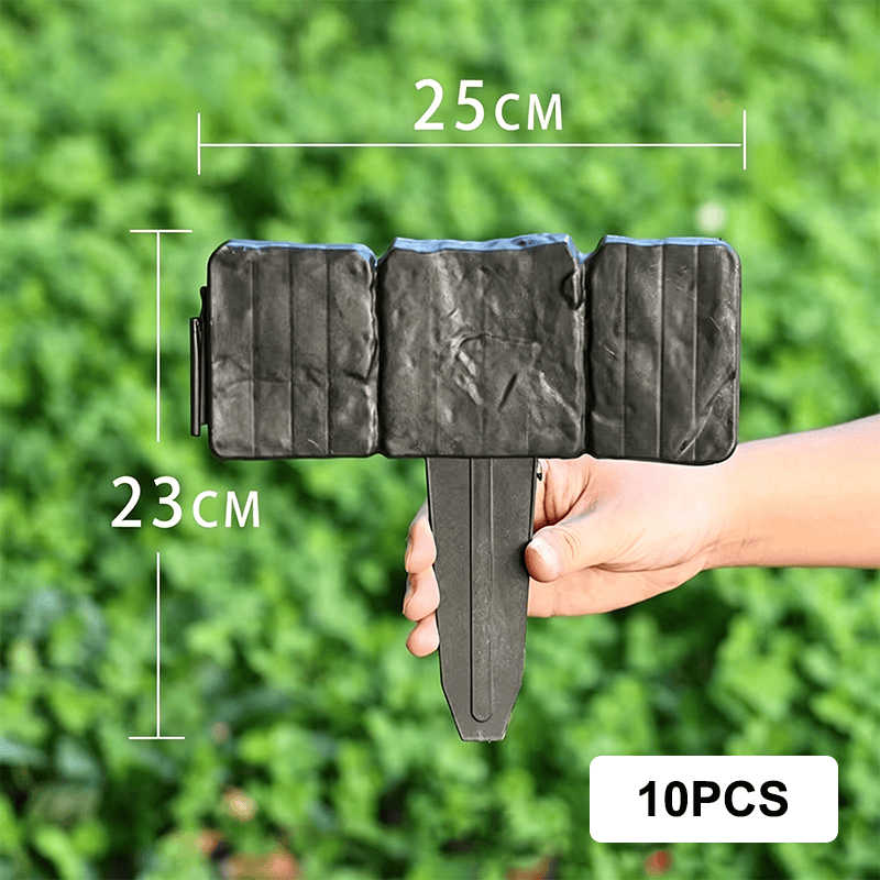 🌻Stone-effect garden fence🌻High-quality, durable simulated stone garden fence