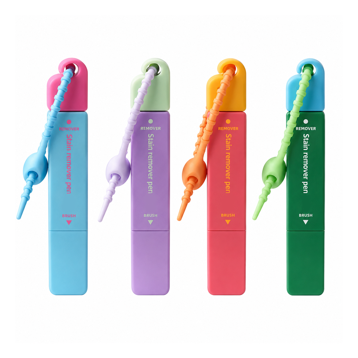 Portable Instant Stain Remover Pen for Clothes, Travel-Friendly Spot Cleaner with Built-in Brush Applicator, Quick Treatment for Coffee, Wine, Sauce, Makeup & Everyday Fabric Stains