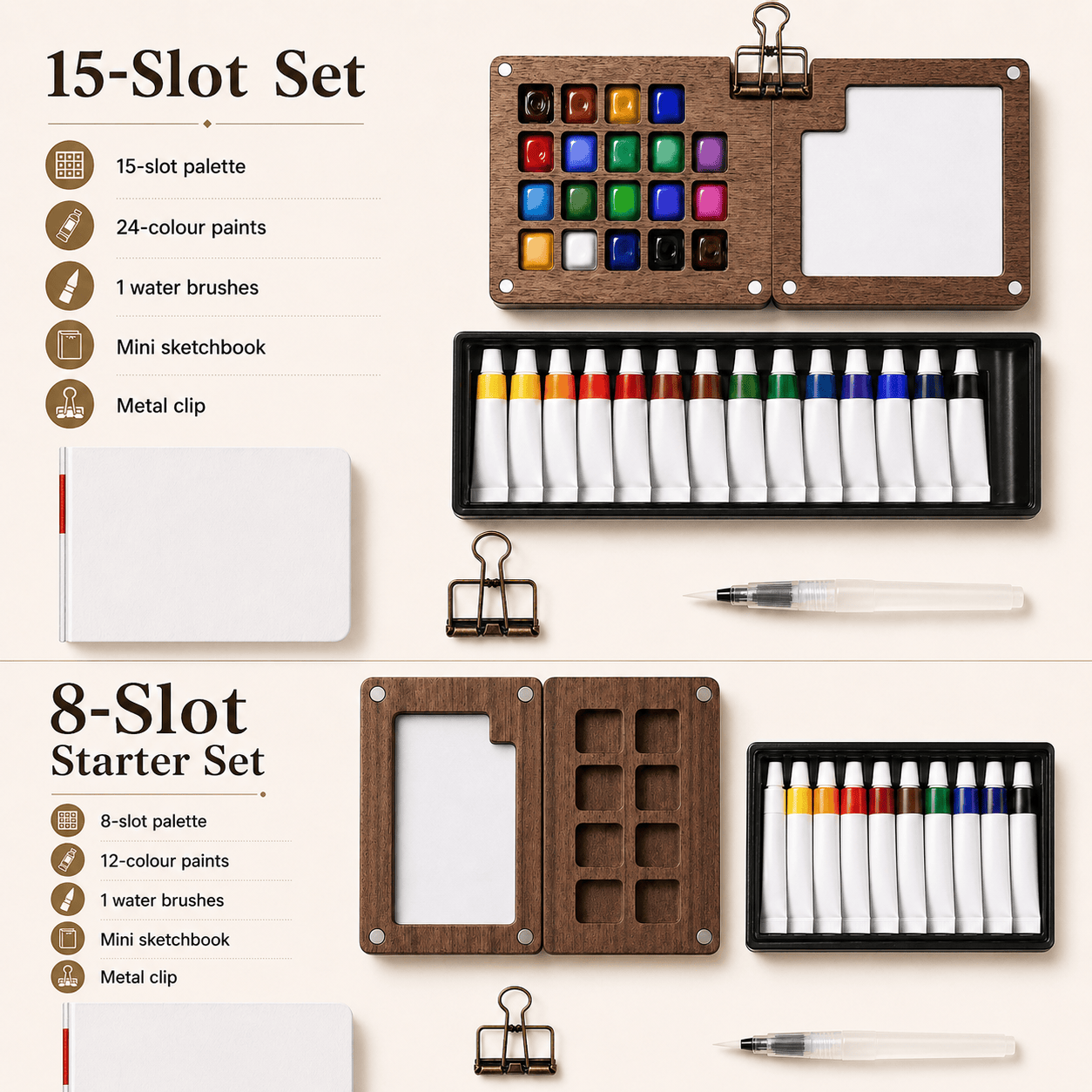 Pocket Paint Studio - Mini Watercolor Kit