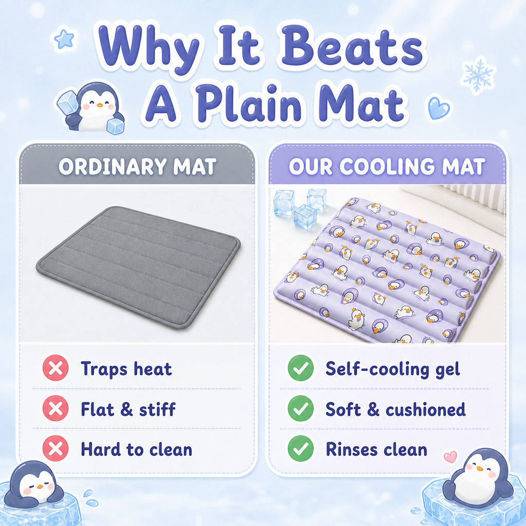 Pet Pet Island Cooling Gel Mat for Cats & Dogs (XS-XL)
