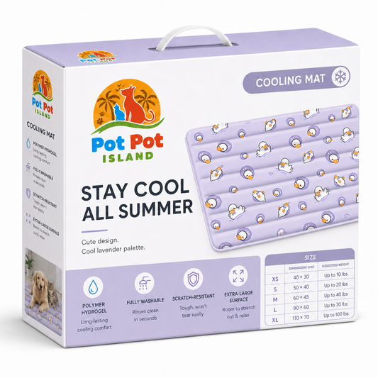 Pet Pet Island - Cooling Gel Mat for Cats & Dogs (XS-XL)