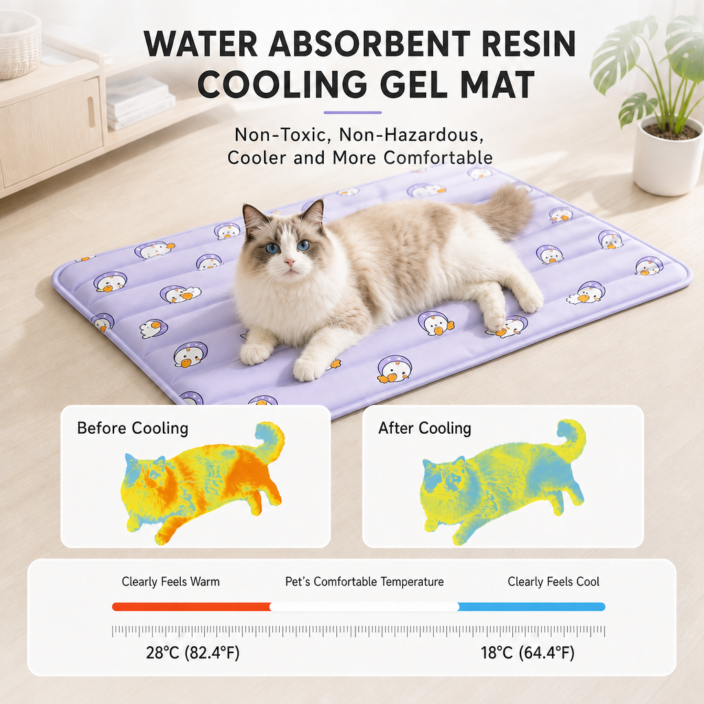 Pet Pet Island - Cooling Gel Mat for Cats & Dogs (XS-XL)