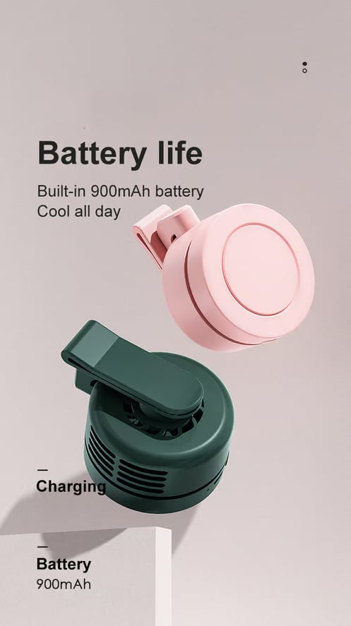 🌬️Portable Silent Mini Bladeless Electric Fan