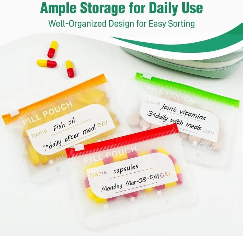 🏆Flash Sale⚡ 50K+ HAPPY CUSTOMERS! Waterproof Pill Pouch Set-14Pcs Bags Inside