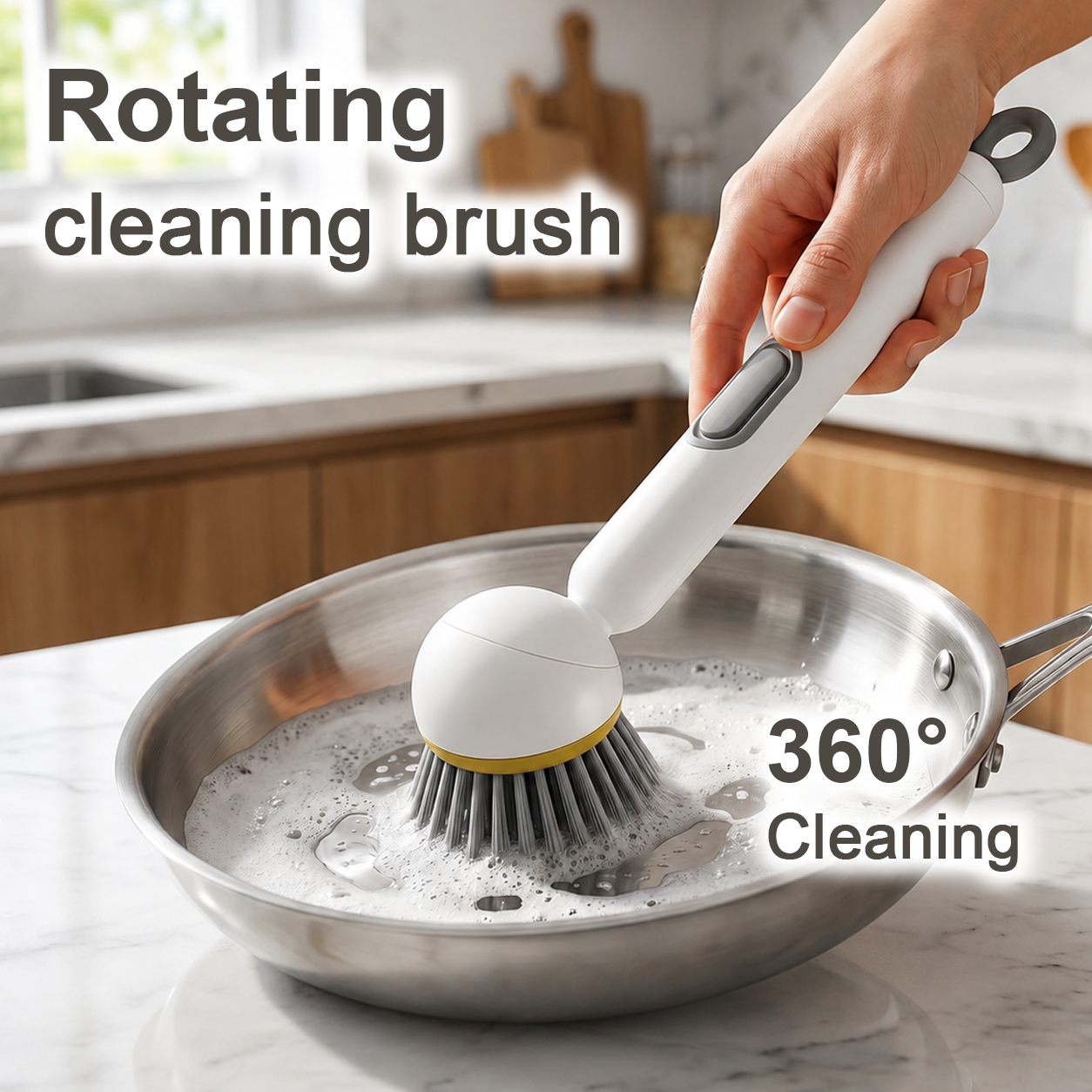 THE ULTIMATE 6-IN-1 KITCHEN CLEANING TOOL
