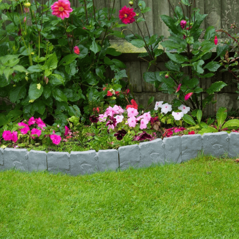 🌻Stone-effect garden fence🌻High-quality, durable simulated stone garden fence