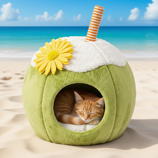 Coconut Shell Pet Cave