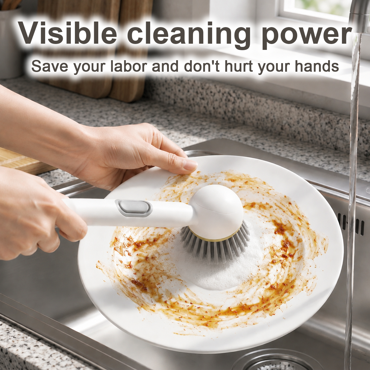 THE ULTIMATE 6-IN-1 KITCHEN CLEANING TOOL
