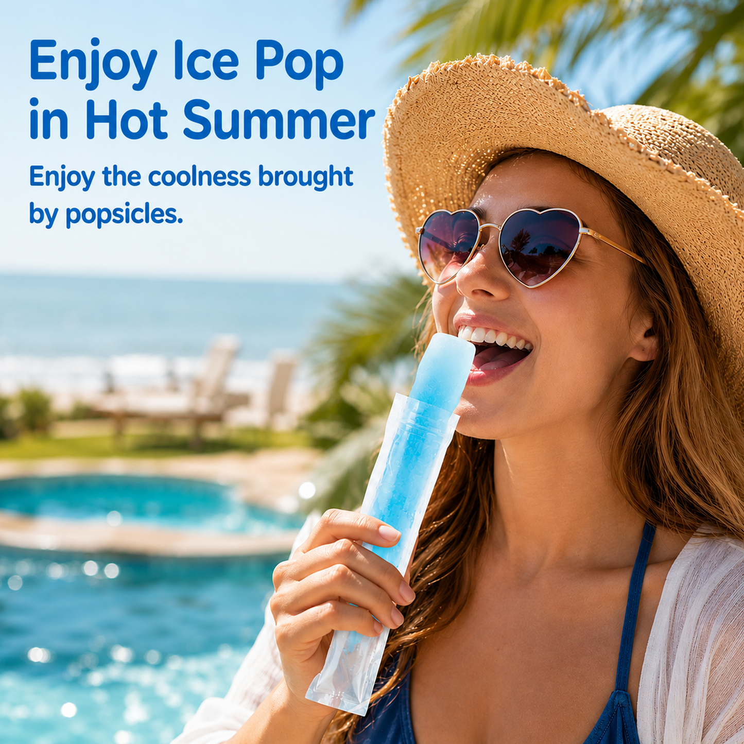 🧊 DIY Disposable Ice Pop Bags Homemade ice lolly Bags with Silicone Funnel