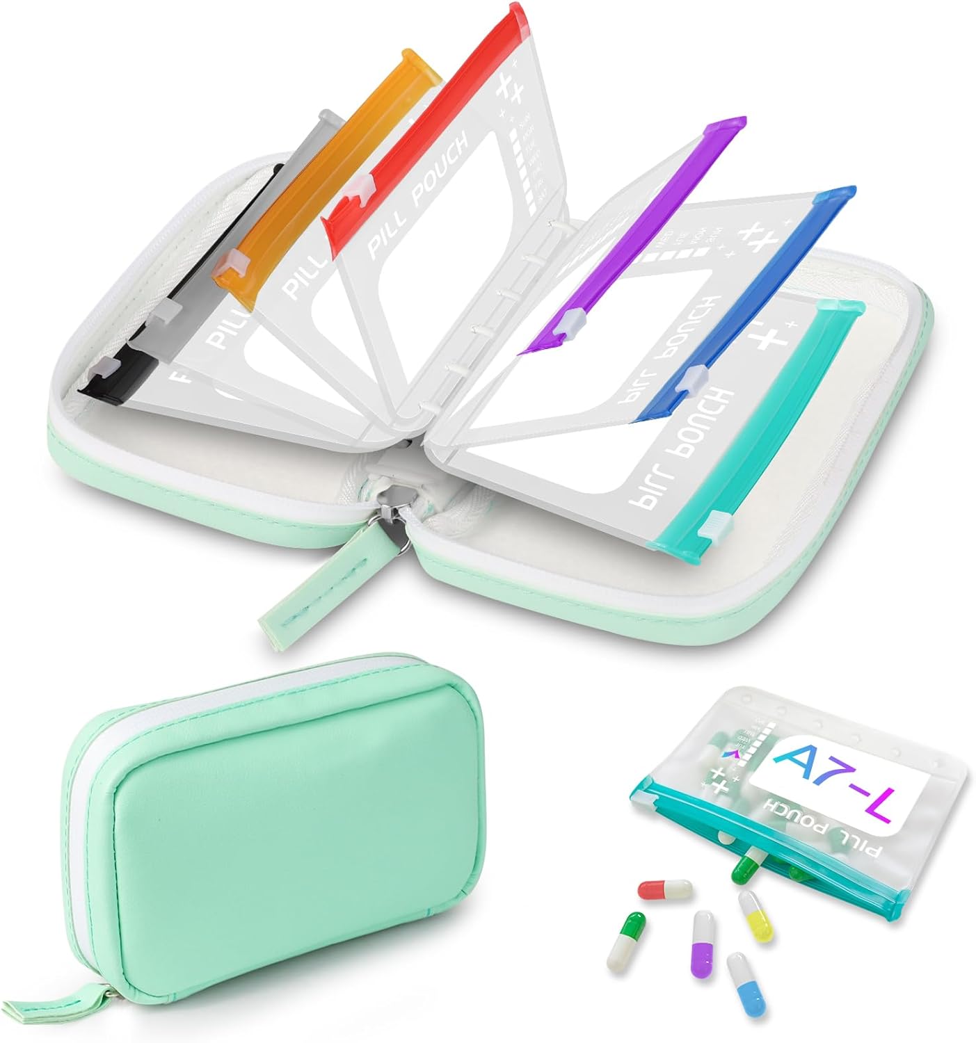 🏆Flash Sale⚡ 50K+ HAPPY CUSTOMERS! Waterproof Pill Pouch Set-14Pcs Bags Inside