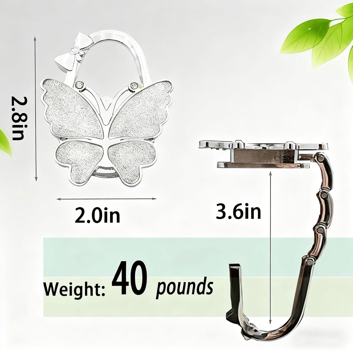 🦋 Butterfly Foldable Handbag Hanger