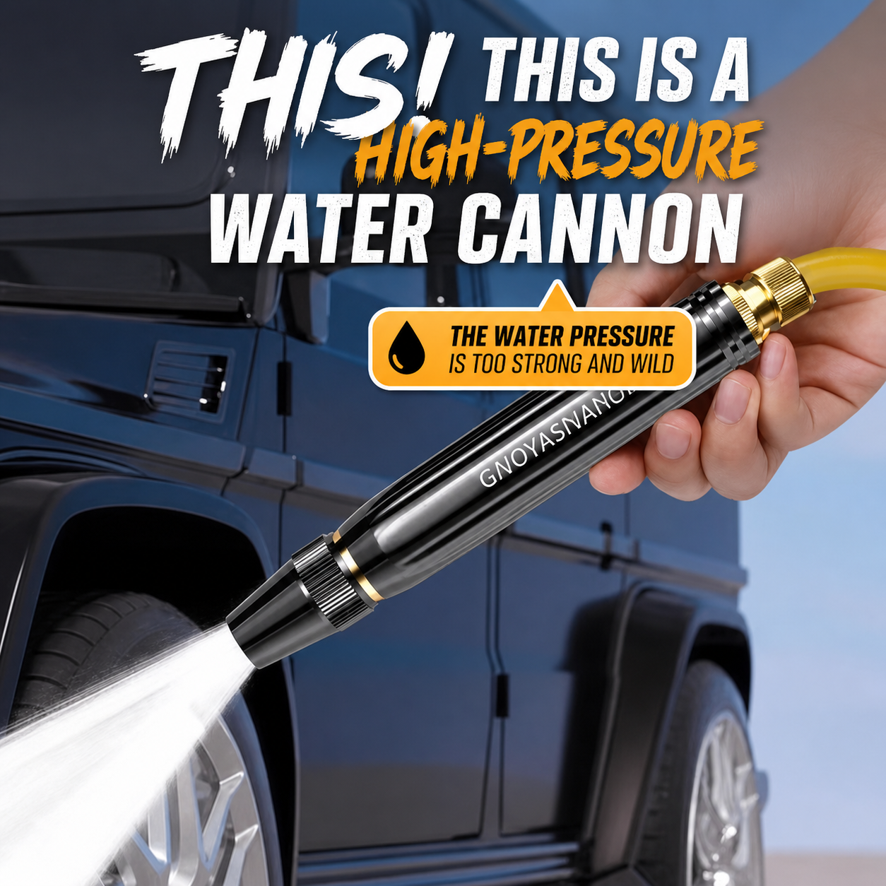 🔥LAST DAY 55% OFF -NO PRESSURE WASHER NEEDED,Home High-Pressure Car Wash Water Gun
