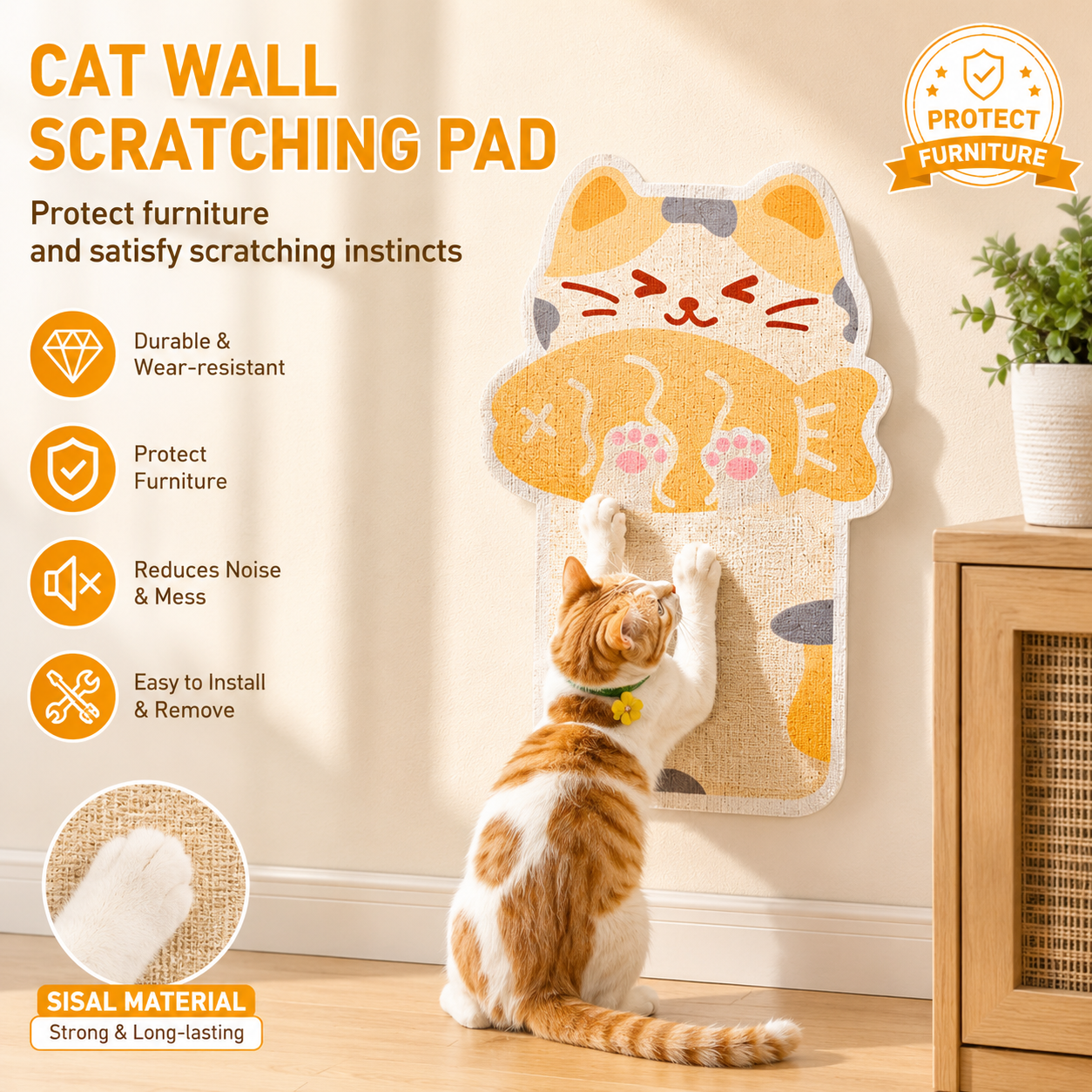 ANTI-SCRATCHING CARPET FOR CATS