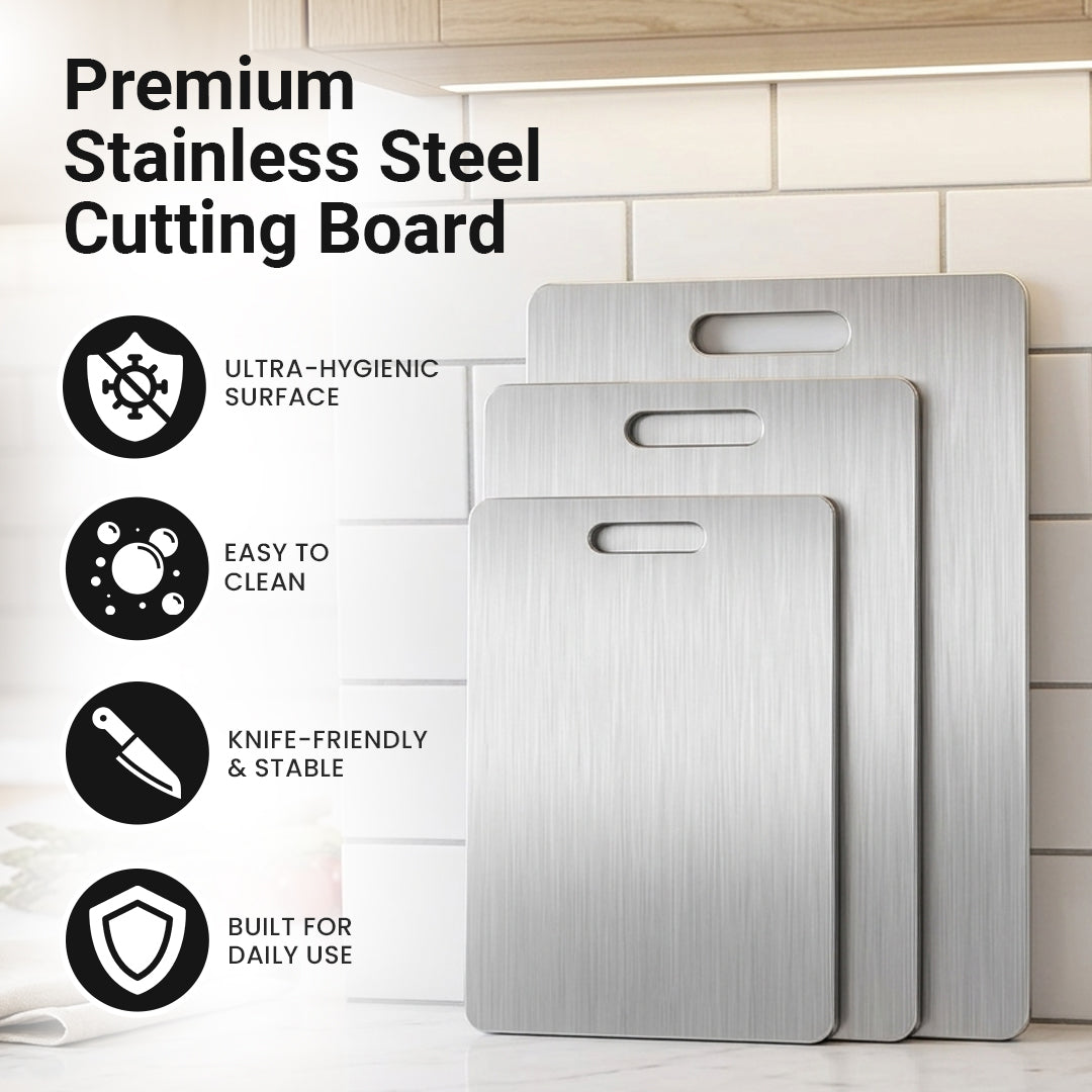 Stainless Steel Chopping Boards🌟M, L, and XL professional sizes