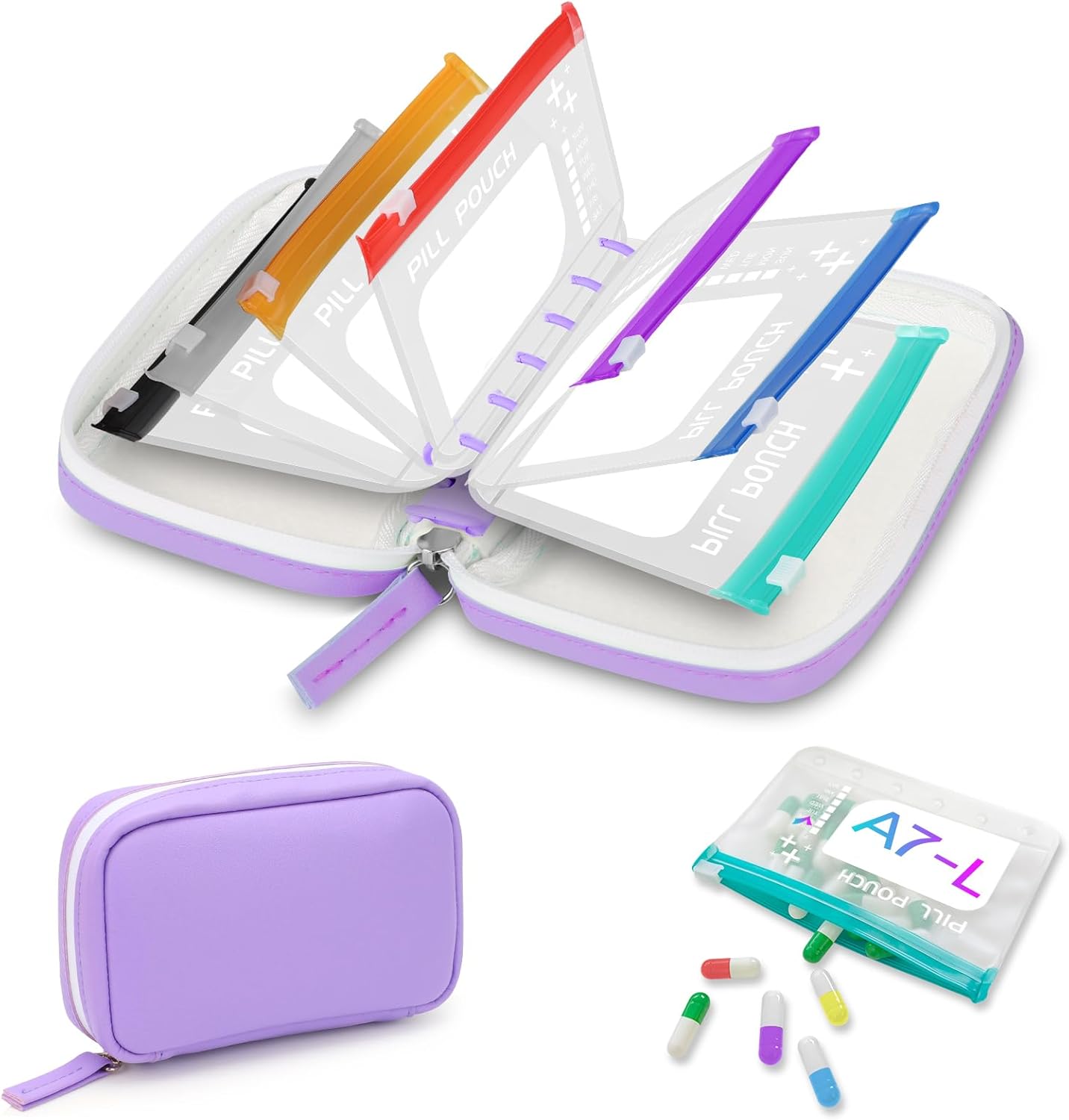 🏆Flash Sale⚡ 50K+ HAPPY CUSTOMERS! Waterproof Pill Pouch Set-14Pcs Bags Inside