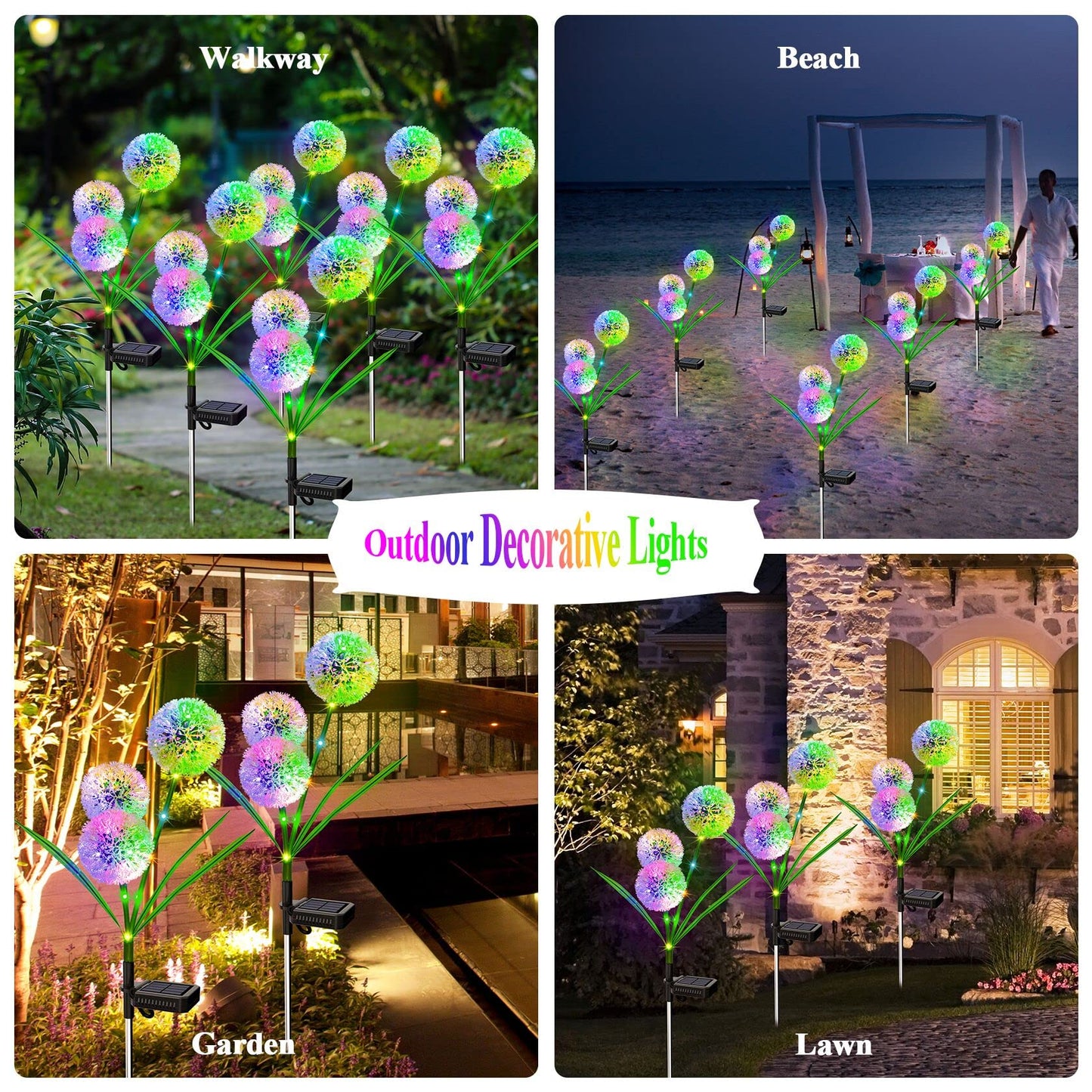 MagicGlow Solar Dandelion Lights