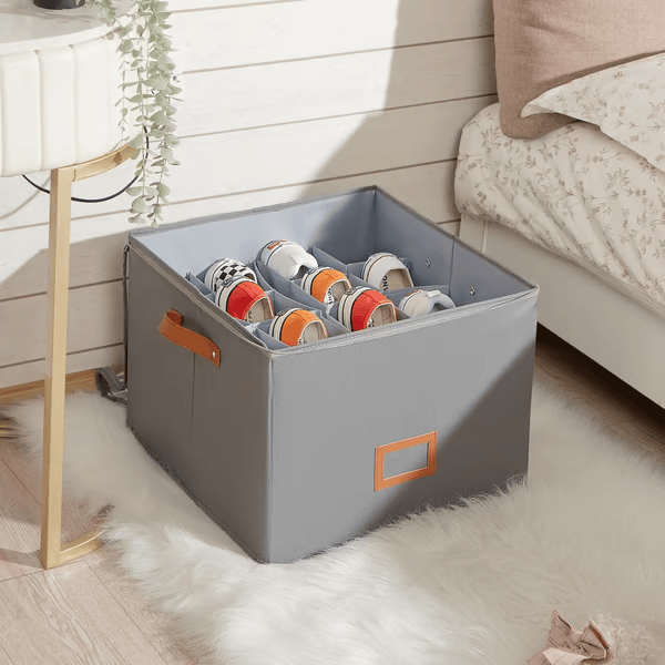 ⏳Limited time 50% off💥Oxford Fabric Foldable Design Shoe Organizer, Storage Box