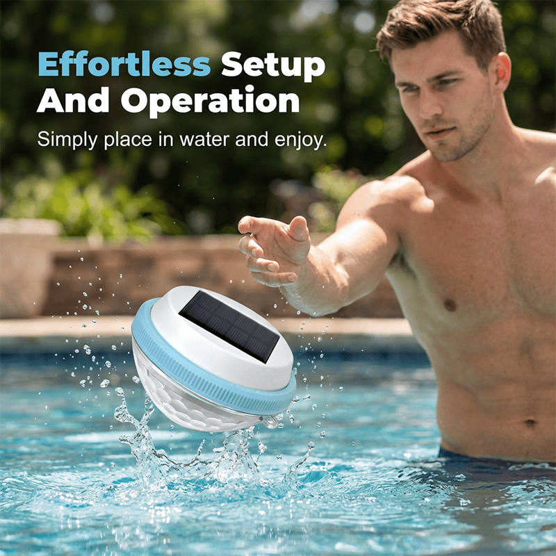 LED Solar Floating Pool Light